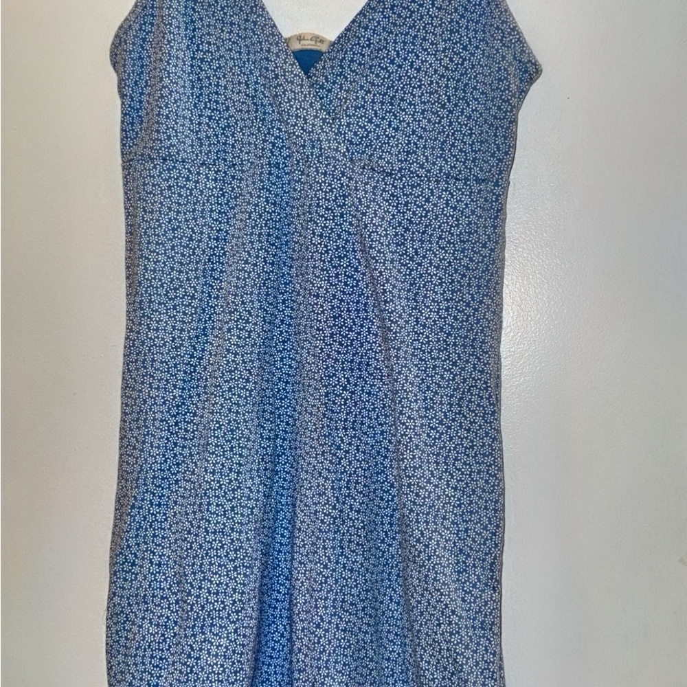 PacSun Light Blue Patterned Dress - Picture 3 of 3